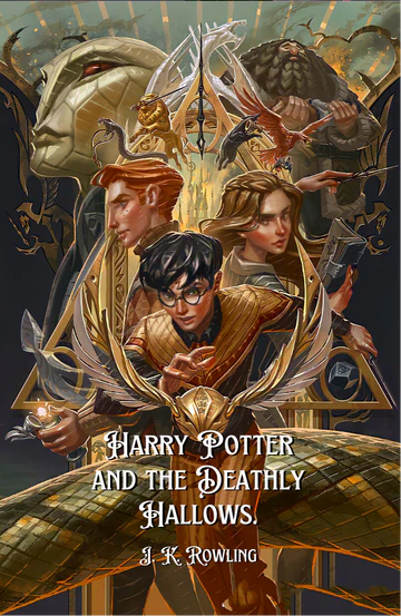 Harry Potter and the Deathly Hallows Novel by J. K. Rowling