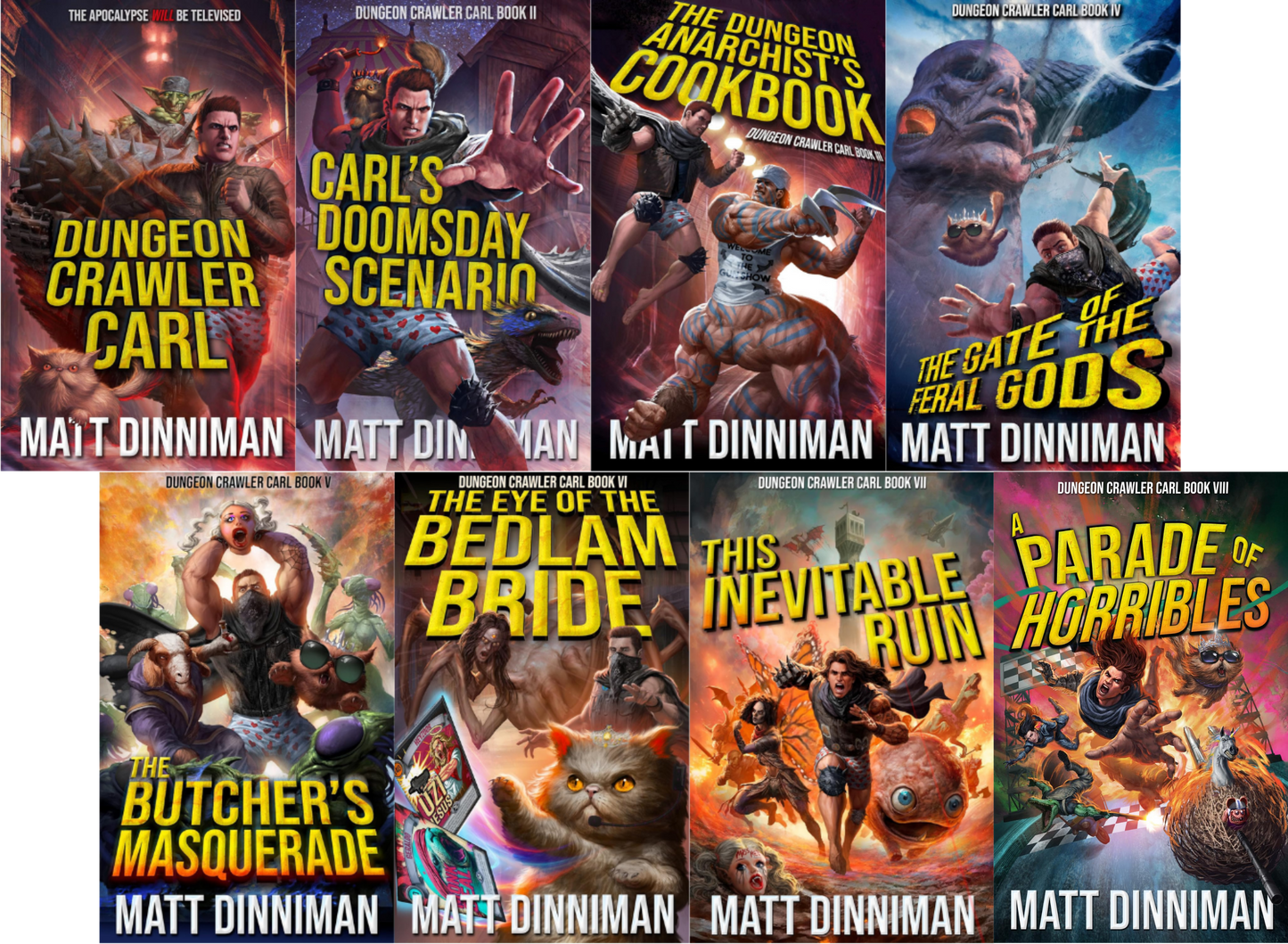 Dungeon Crawler Carl Series by Matt Dinniman