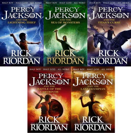 Percy Jackson & the Olympians Novel Series by Rick Riordan