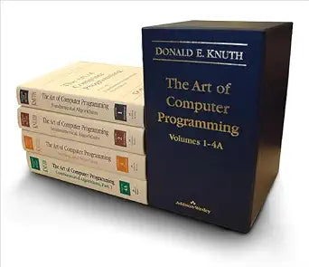 The Art of Computer Programming (Vol. 1–4A) by Donald Knuth