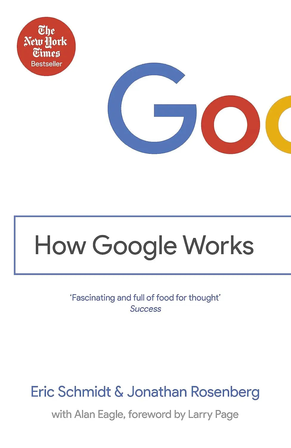 How Google Works by Eric Schmidt