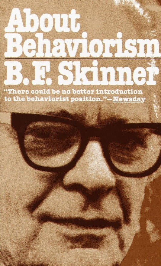 About Behaviorism Book by B. F. Skinner