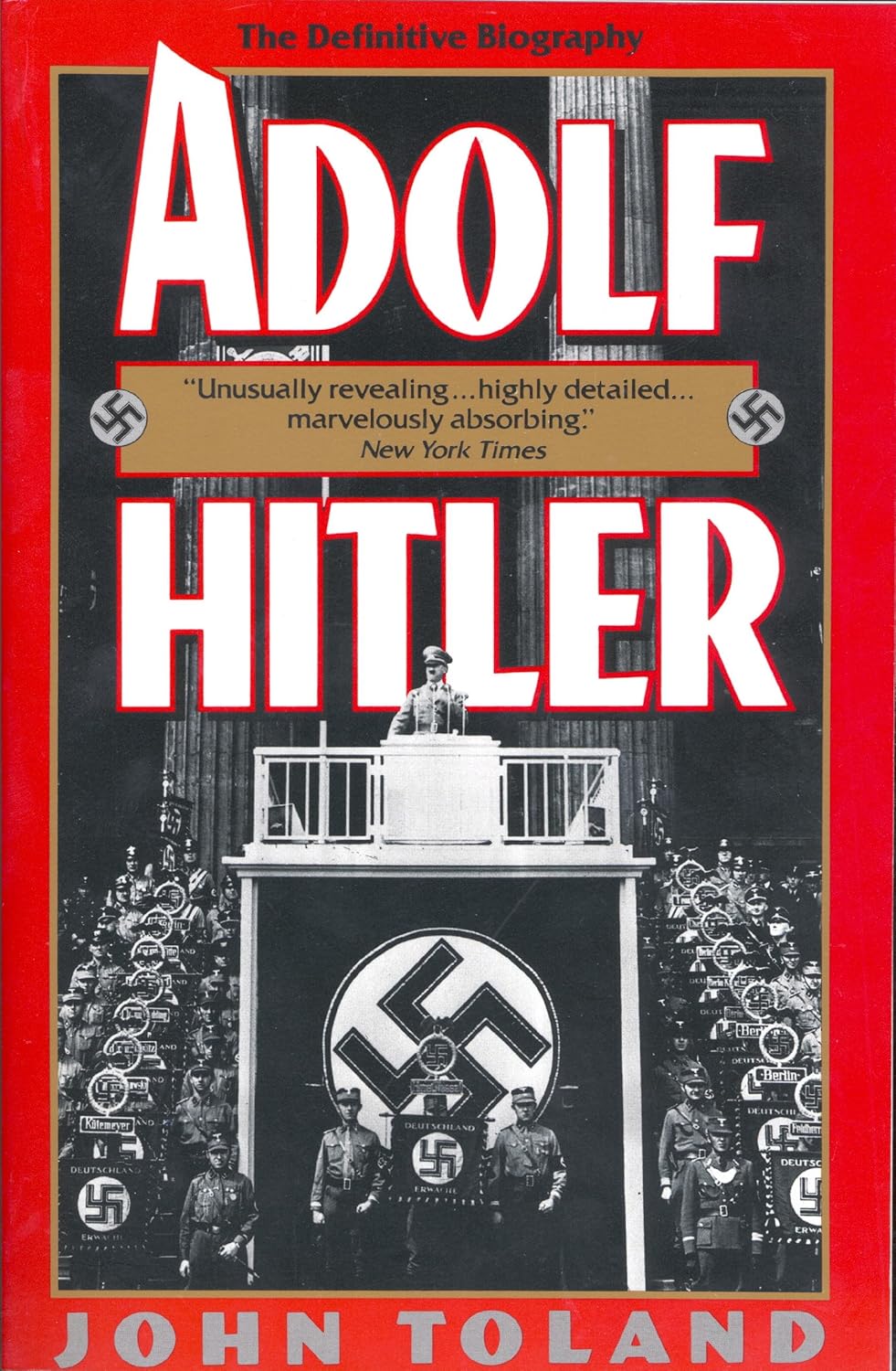 Adolf Hitler: The Definitive Biography Book by John Toland