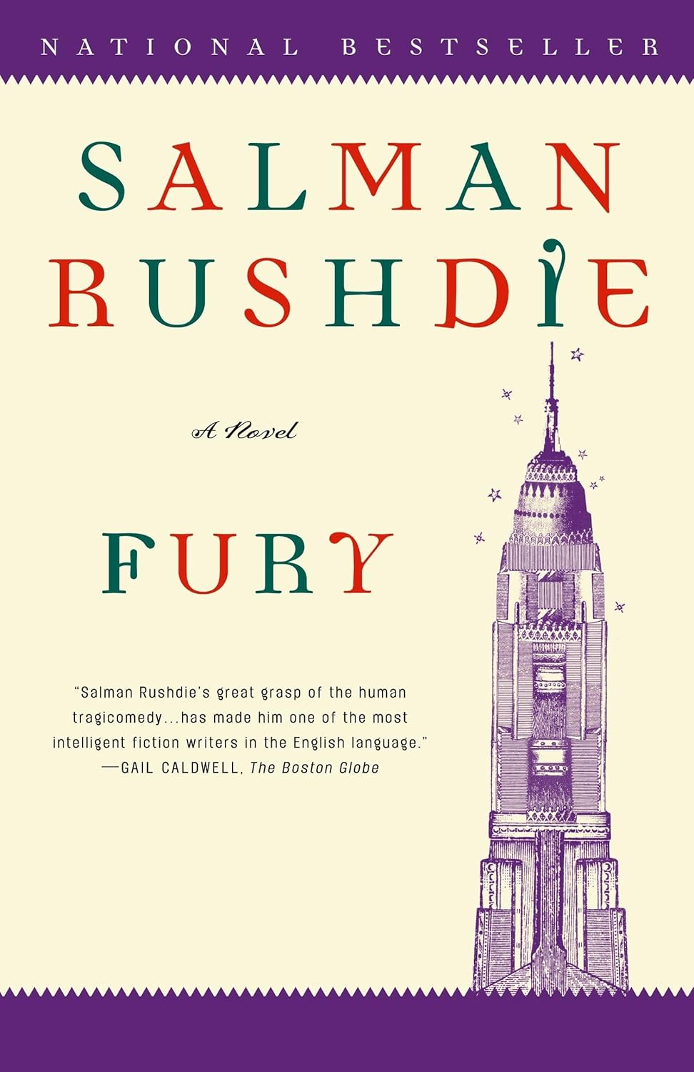 Fury Novel by Salman Rushdie