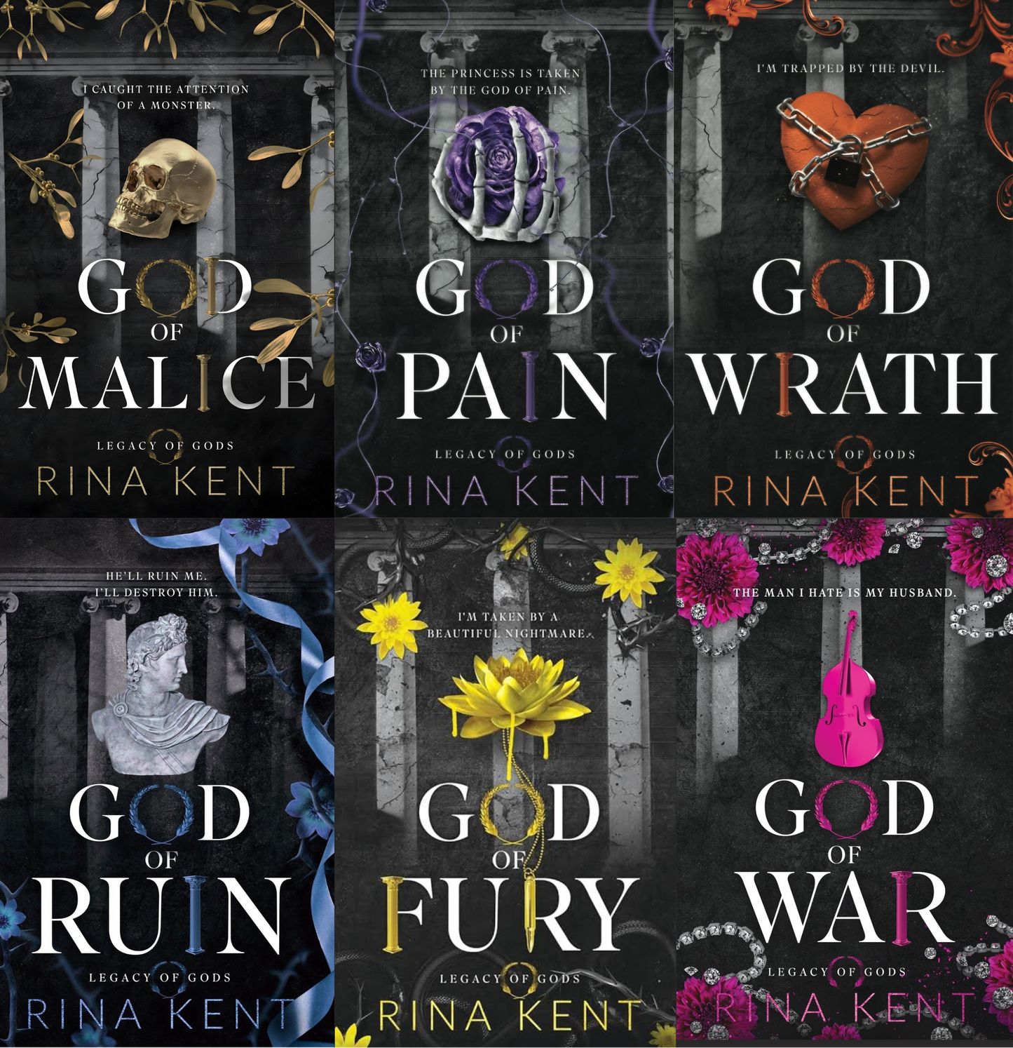 Legacy of Gods Series by Rina Kent