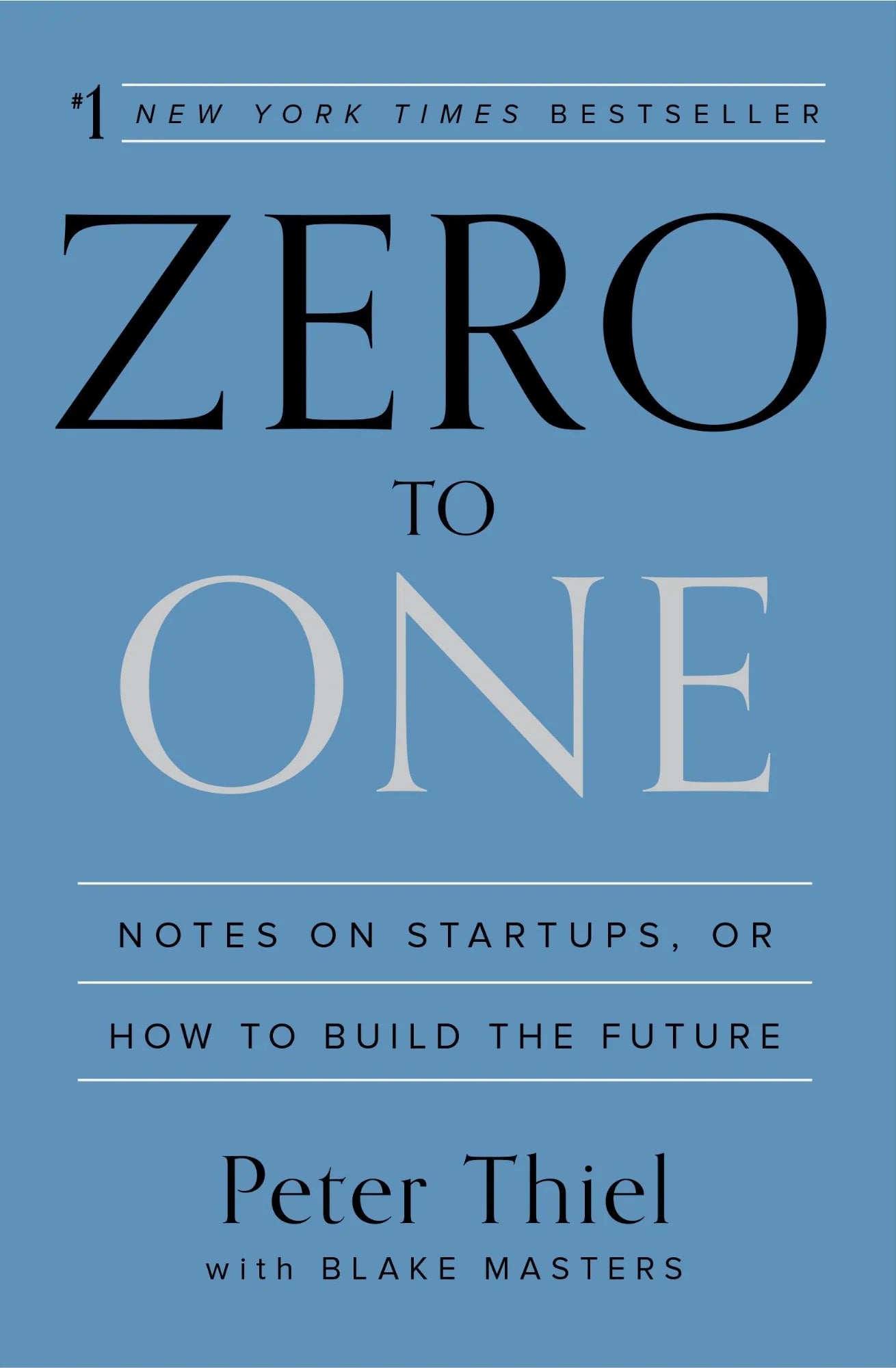 Zero to One by Blake Masters and Peter Thiel