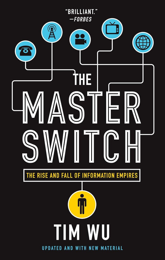 The Master Switch: The Rise and Fall of Information Empires Book by Tim Wu